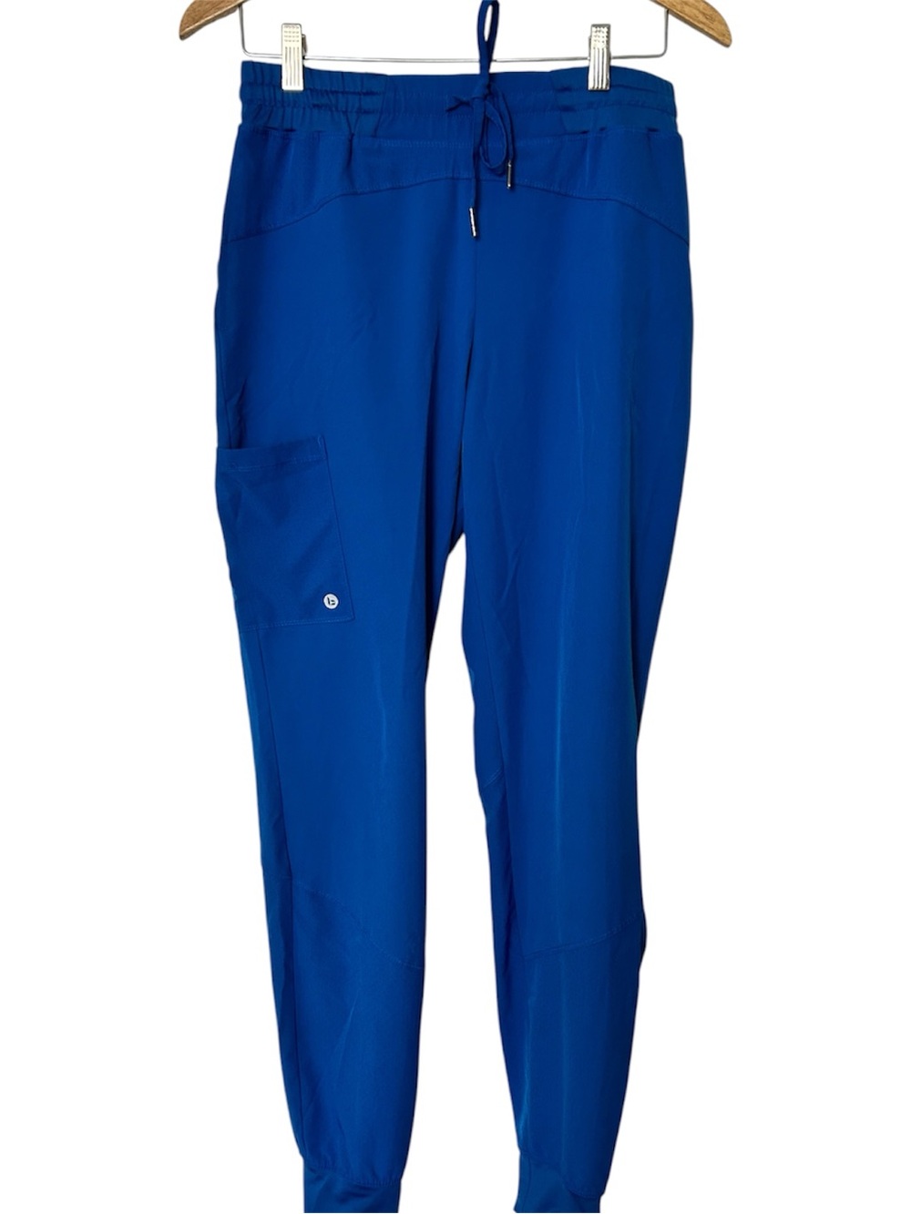 Barco One Women’s Blue Jogger Pants - Performance Stretch Scrubs Small Tall - Picture 2 of 4